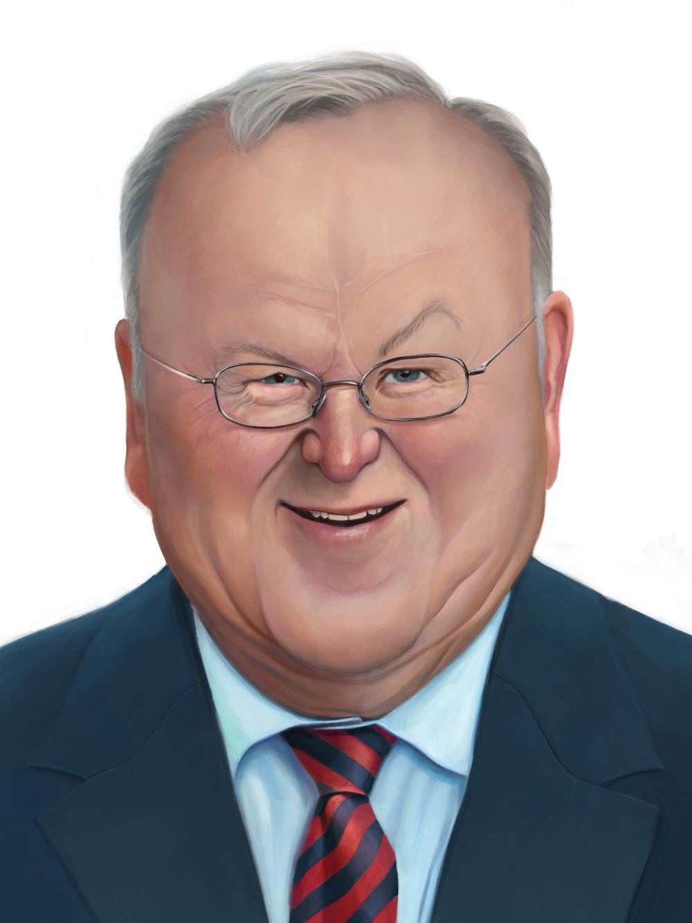Karikatyr av Göran Persson